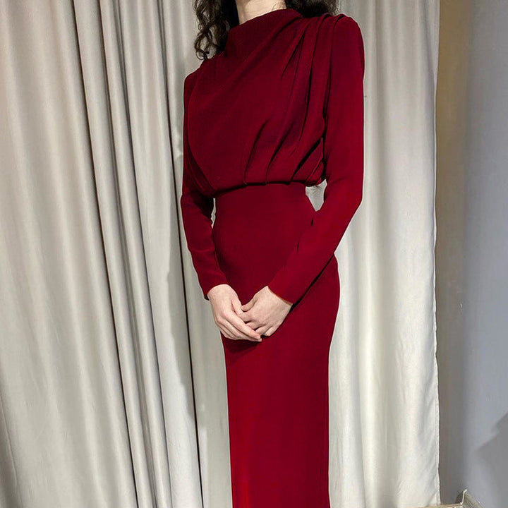Robe de Soirée Élégante Femme Robe de Mariage Longue