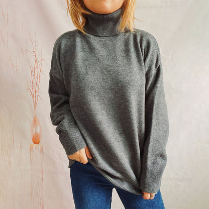 Pull en tricot simple Doux Confortable Vêtement de tous les jours