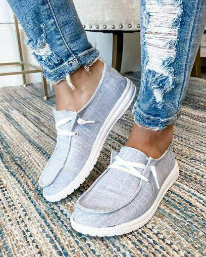 Chaussures Slip-On Femme Confortables Élastiques Antidérapantes