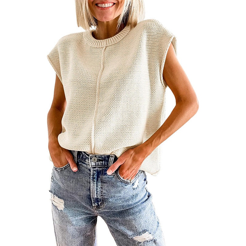 Débardeur en maille élégant pour femme