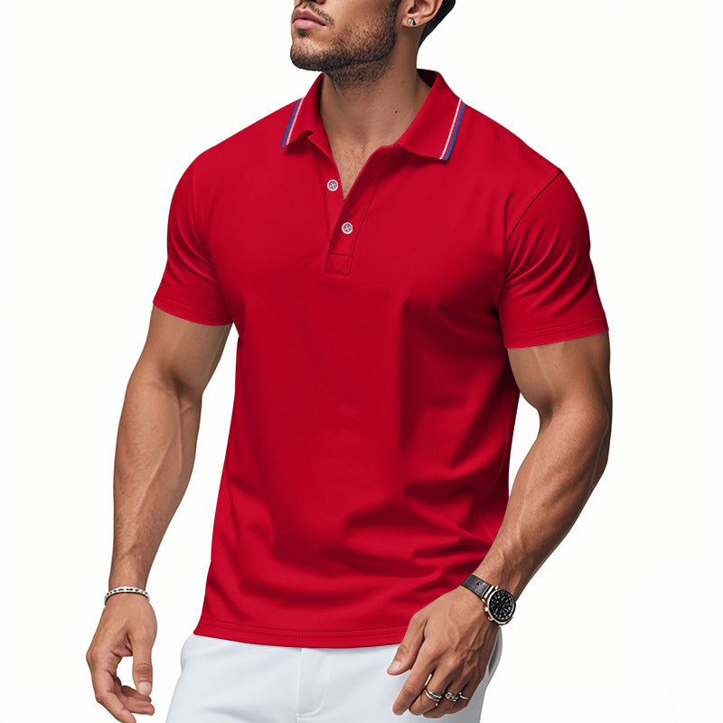 Polo pour homme Col moderne Régulation de l'humidité