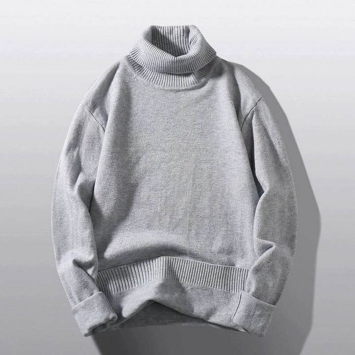 Pull col roulé homme Confortable Moderne