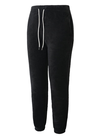 Pantalon de jogging polaire pour homme confortable et chaud