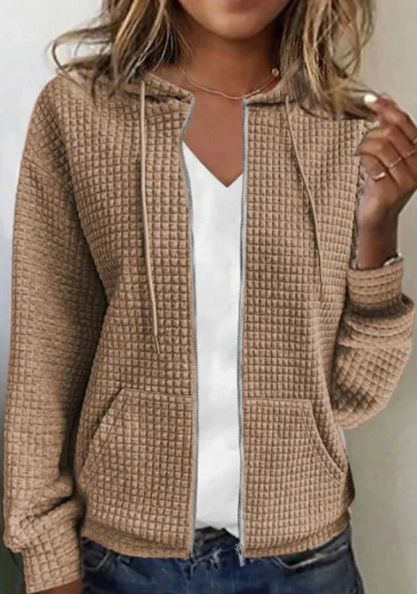 Veste femme stylée avec sac à bandoulière simple
