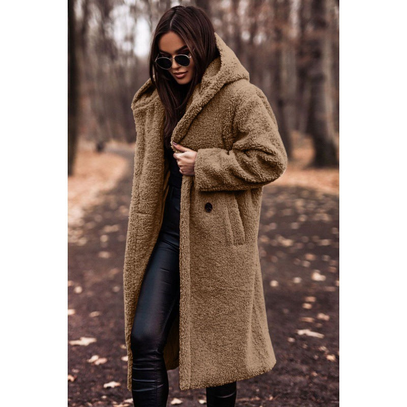 Manteau oversize femme doux et confortable
