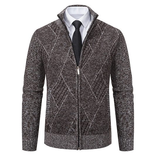 Herren Strickjacke Slim Fit Modernes Design - IdealeKleiden