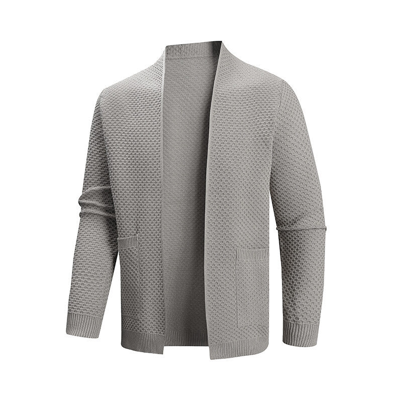 Cardigan homme moderne motif texturé pratique