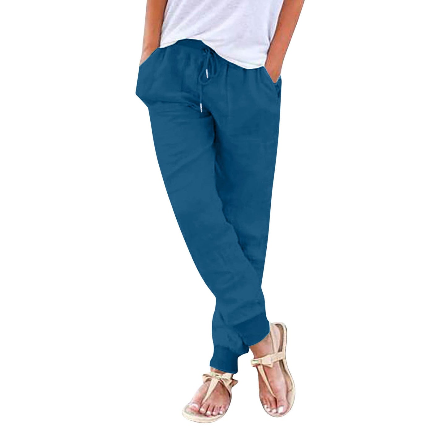 Pantalon confortable pour femme, élastique et pratique