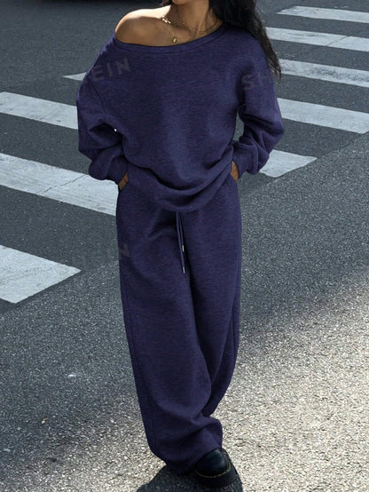 Ensemble de survêtement femme confortable oversize