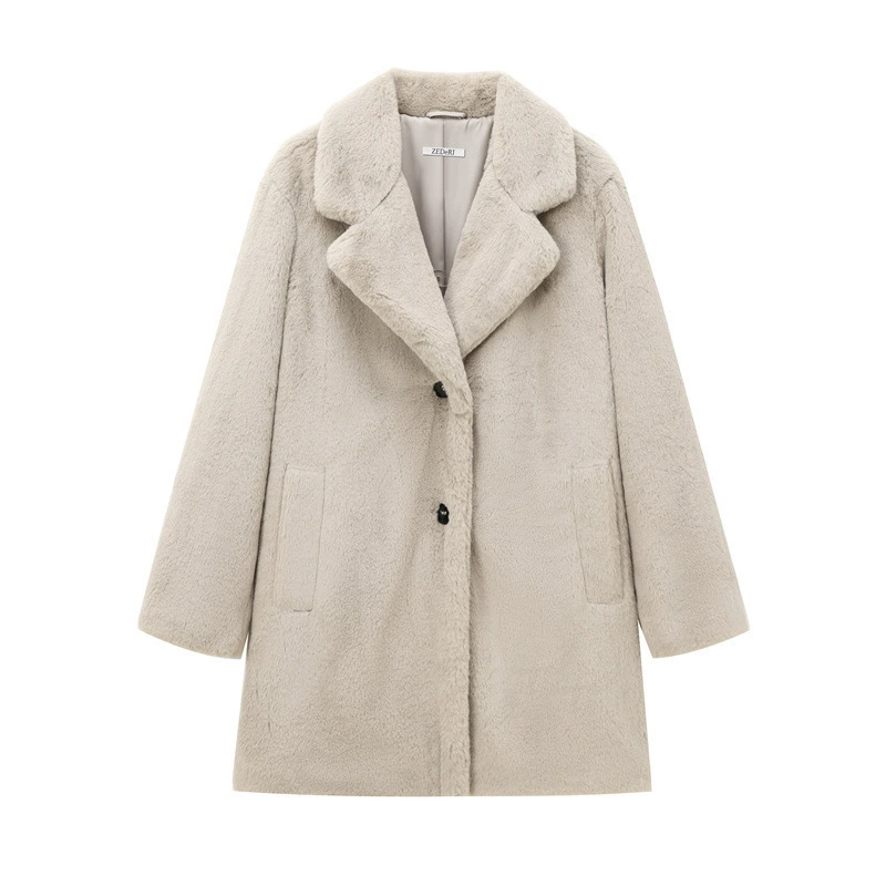 Übergroßer Damen Wintermantel Oversized - IdealeKleiden