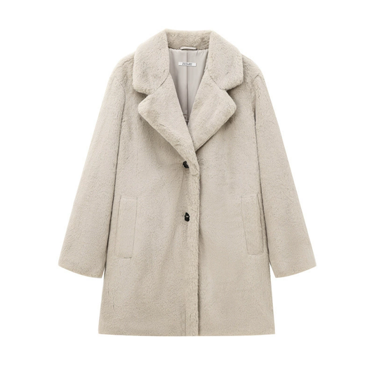 Übergroßer Damen Wintermantel Oversized - IdealeKleiden