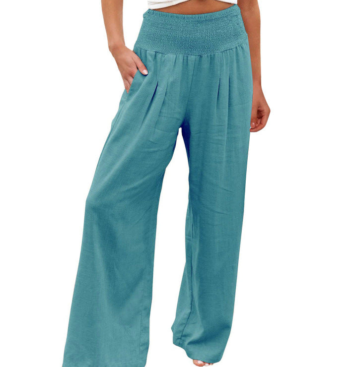 Pantalon palazzo léger pour femmes Mode d'été