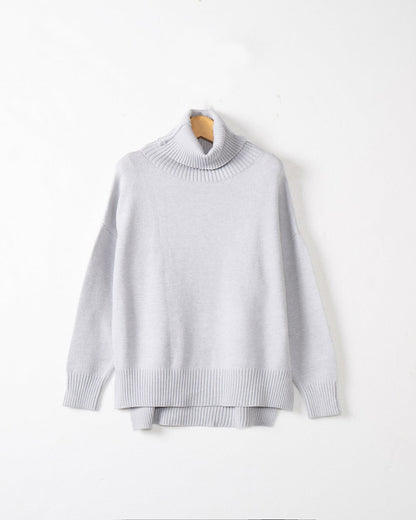 Pull pour femme Col roulé confortable Moderne