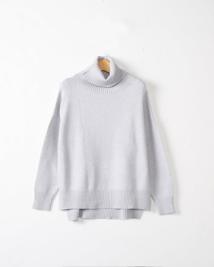 Pull pour femme Col roulé confortable Moderne