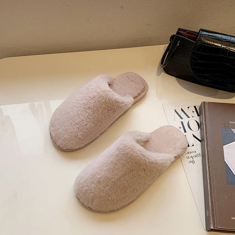 Pantoufles en peluche pour femmes, douces et confortables