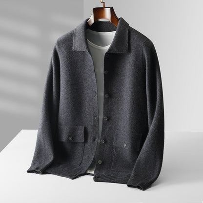 Veste d'hiver élégante noire pour homme