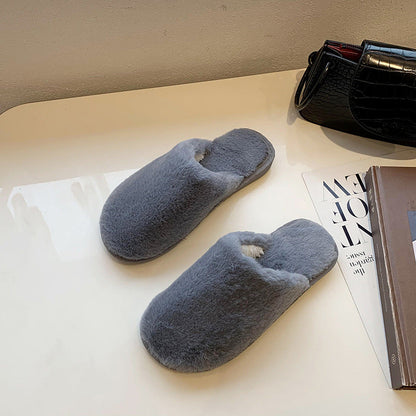 Pantoufles en peluche pour femmes, douces et confortables