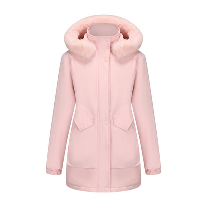 Parka femme imperméable col douillet