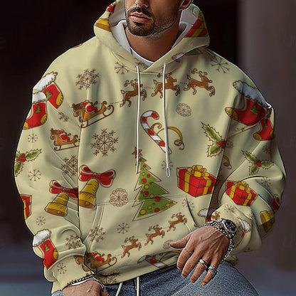 Pull de Noël pour homme Coloré Confortable