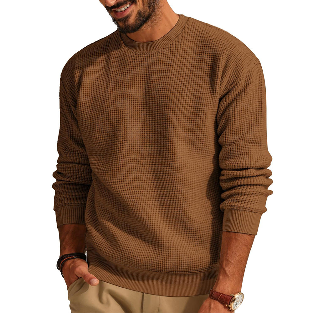 Sweat-shirt homme col rond moderne sportif
