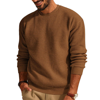 Sweat-shirt homme col rond moderne sportif
