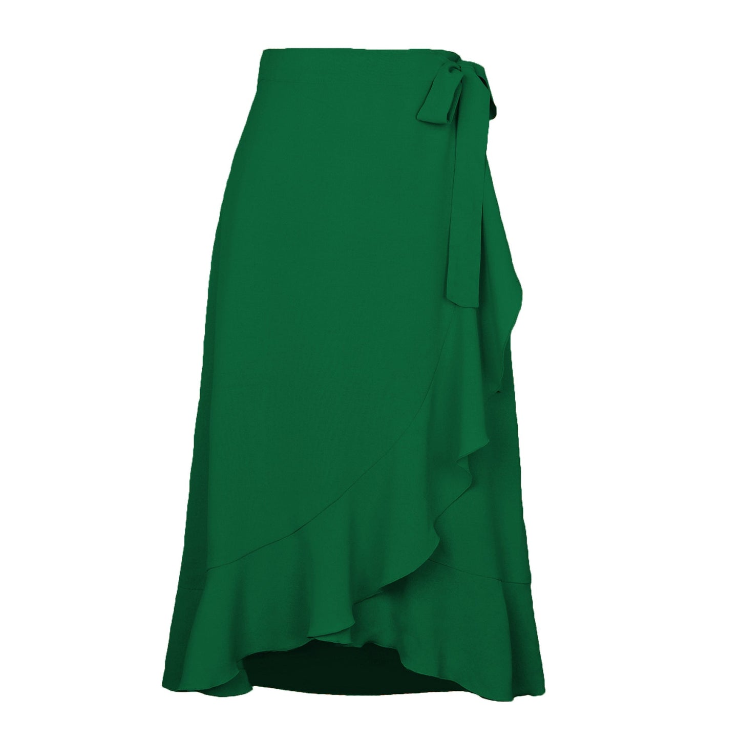 Jupe portefeuille femme élégante fluide robe d'été