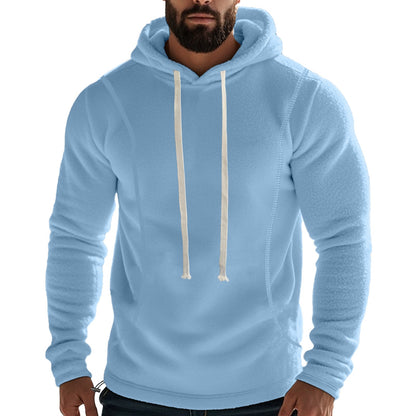 Sweat à capuche polaire homme Premium Poche kangourou Design moderne