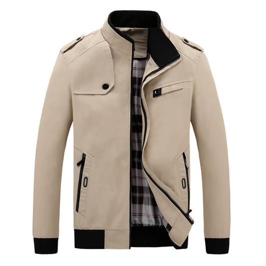 Herren Übergangsjacke Modern Sportlich Praktisch - IdealeKleiden