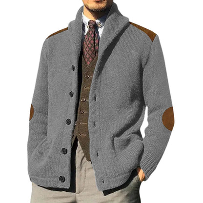 Herren Strickjacke Elegantes Design Klassischer Stil - IdealeKleiden