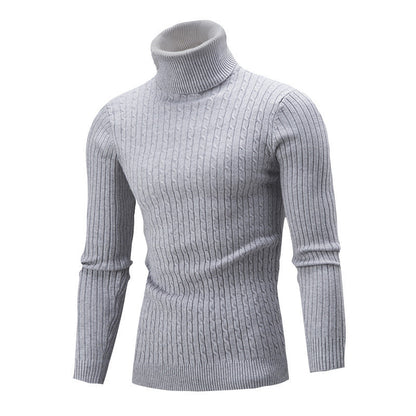 Pull à col roulé pour homme Tricot de luxe de haute qualité