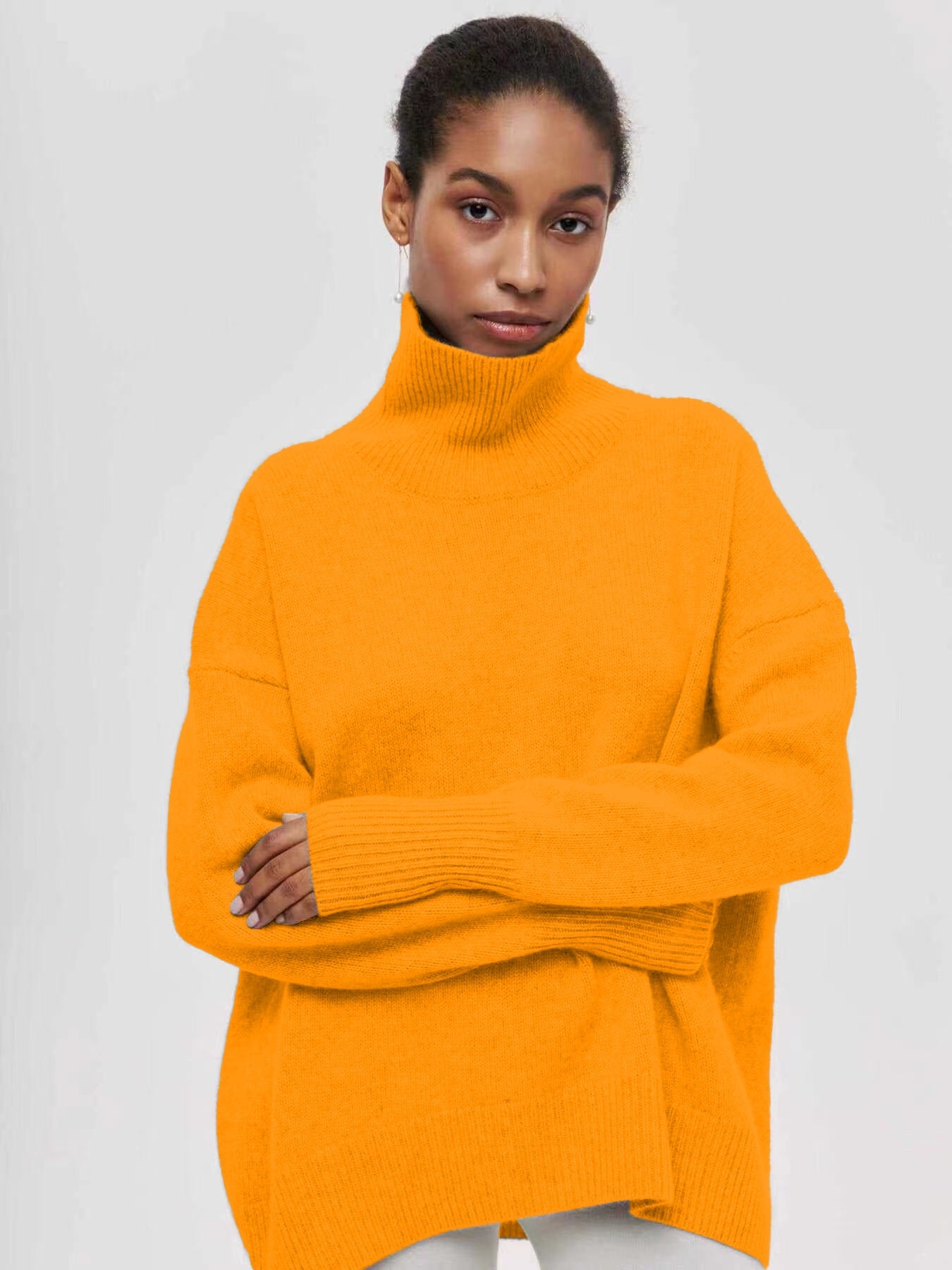 Pull surdimensionné doux et texturé pour femme