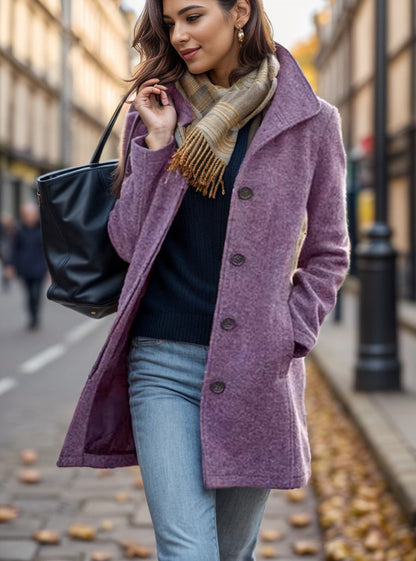 Manteau tendance femme élégant et oversized