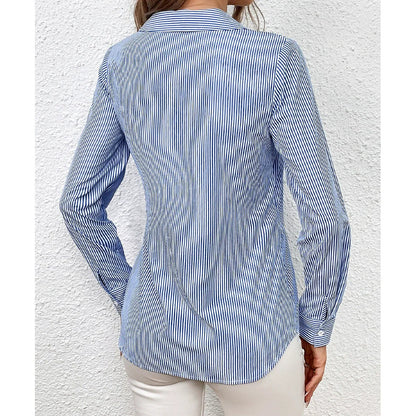 Elegantes Wickelkleid Slim Fit Lange Ärmel - IdealeKleiden