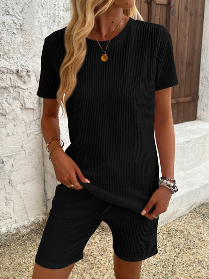 Pyjama court confortable pour femme