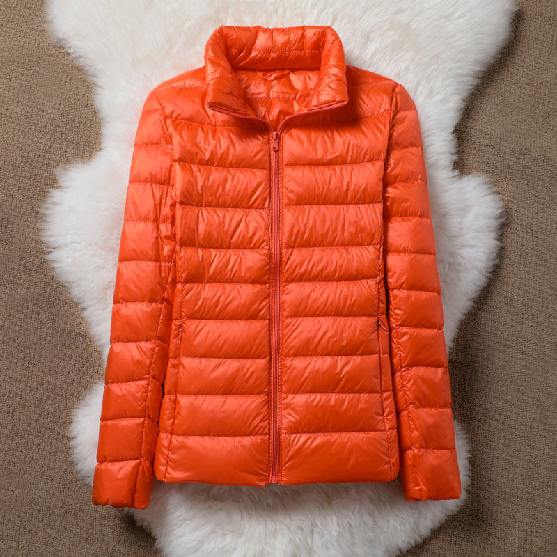 Elegante Damenjacke Orange Klassik - IdealeKleiden