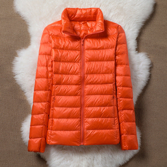 Elegante Damenjacke Orange Klassik - IdealeKleiden