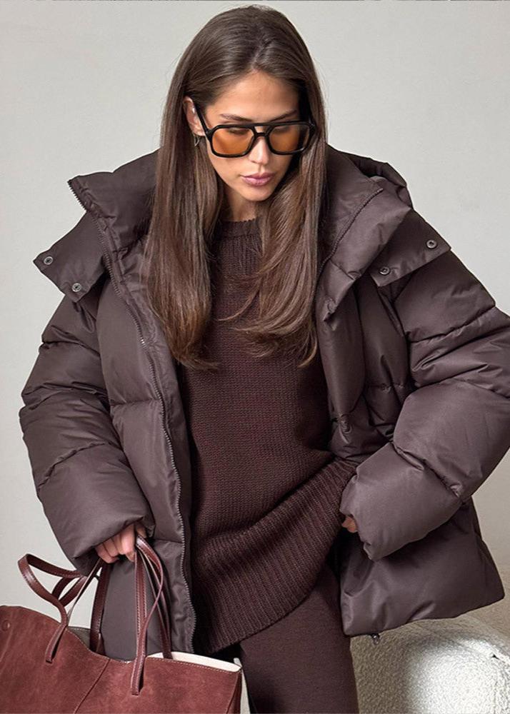 Doudoune oversize chaude et confortable