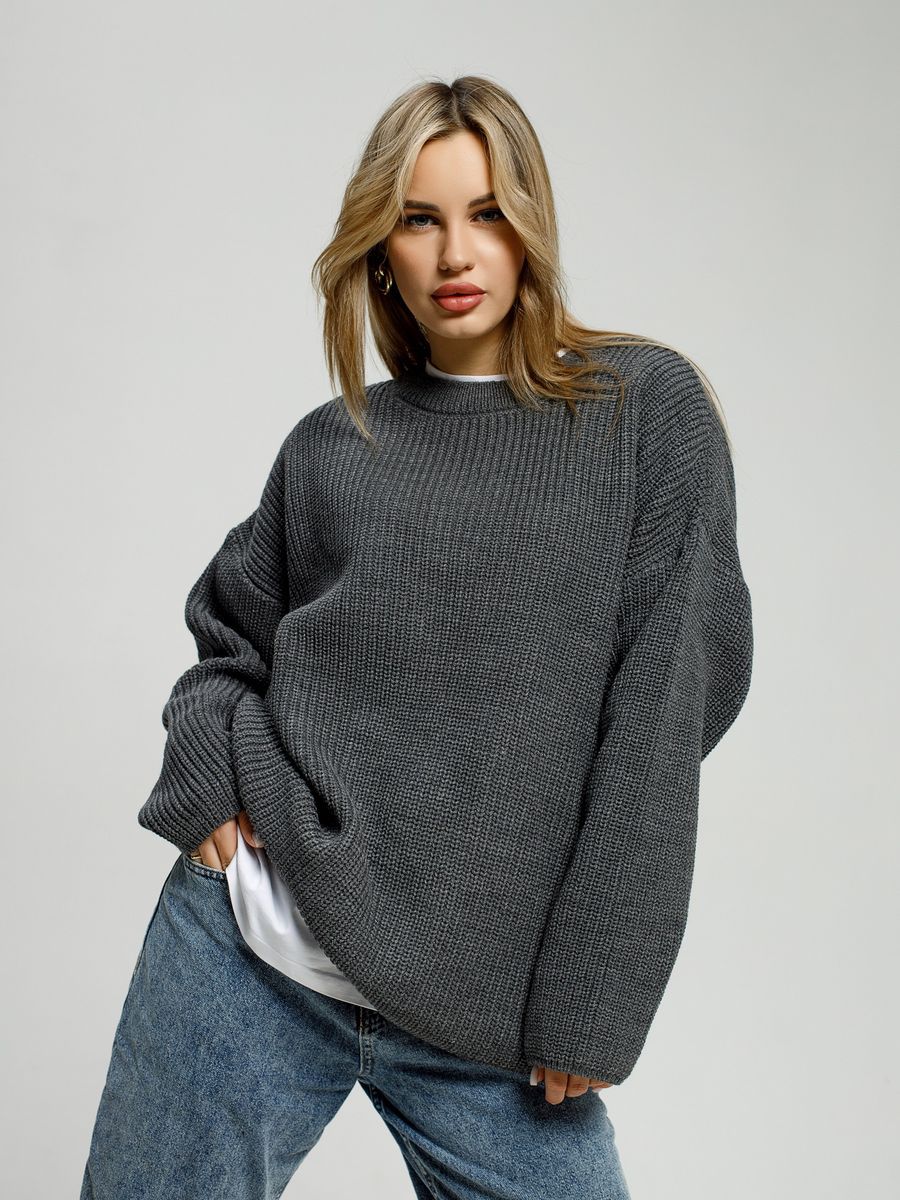 Pull pour femme grande taille tricoté