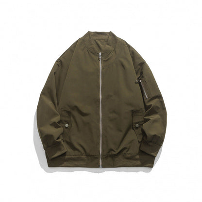 Blouson bombardier homme Confortable Fermeture éclair Poches