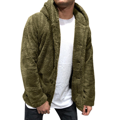 Veste polaire peluche Capuche Doux