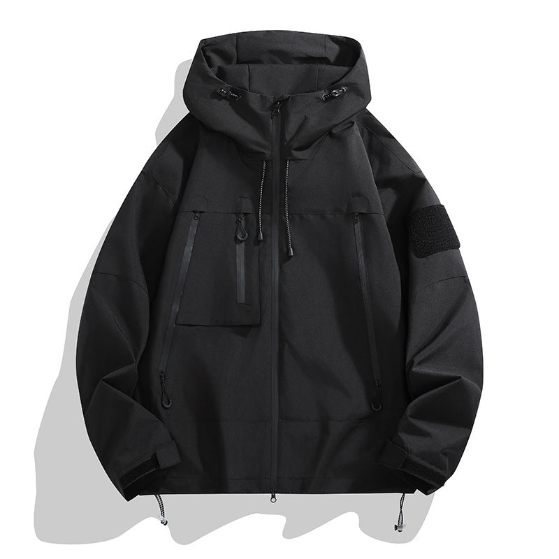 Veste Outdoor Homme Fonctionnelle Capuche Imperméable
