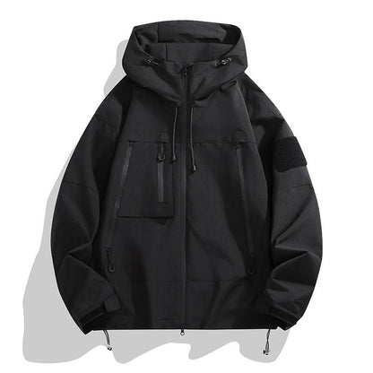 Veste Outdoor Homme Fonctionnelle Capuche Imperméable