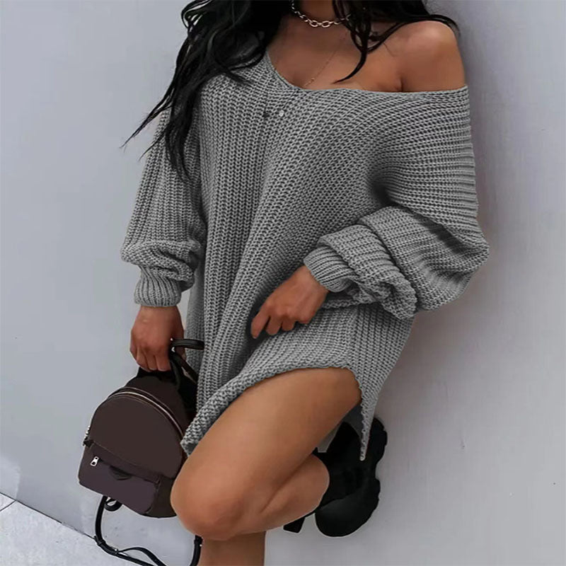 Robe pull femme Oversize Confortable Coupe ample