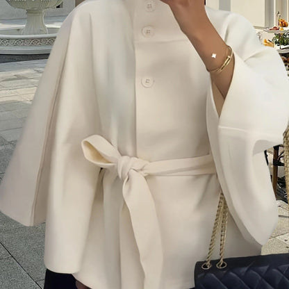 Cardigan cache-cœur élégant pour femme avec ceinture