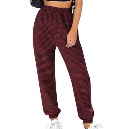 Pantalon de jogging femme Confortable Taille haute Coupe décontractée