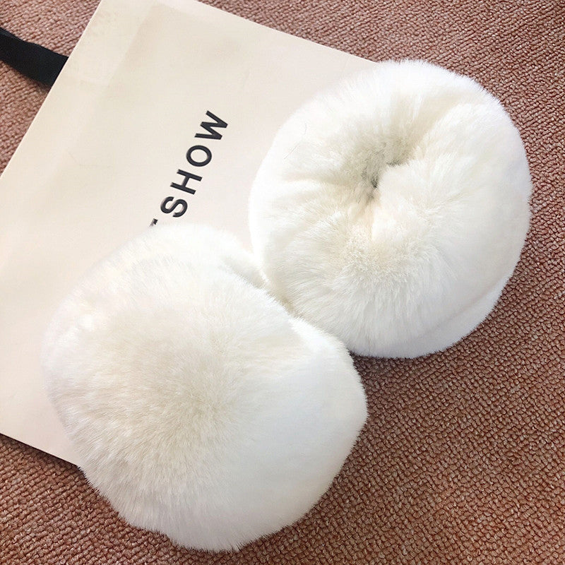 Cache-oreilles pour femmes Doux Peluche Chaud