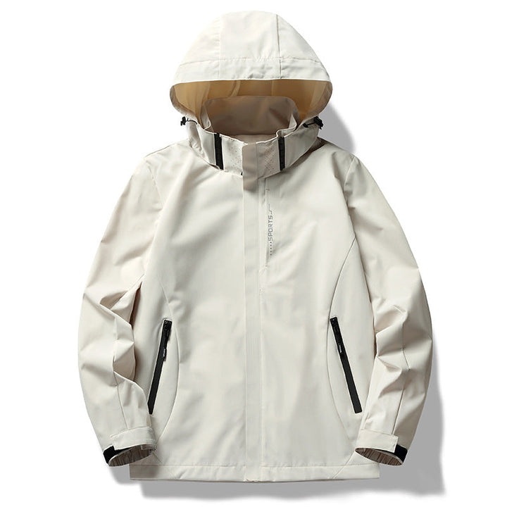 Veste imperméable pour femme avec capuche et matière respirante