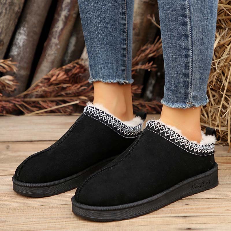 Weiche Schneestiefel Damen Plüsch - IdealeKleiden