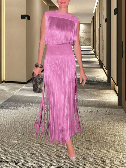 Robe de soirée élégante à ourlet évasé