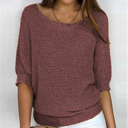 Pull uni élégant